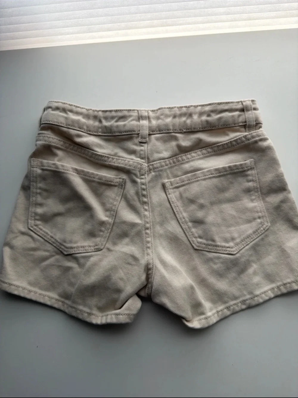 Kids Two-Pack denim shorts- Black & Cream